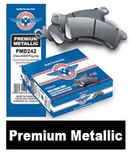 American Hammered Premium Metallic Brake Pads